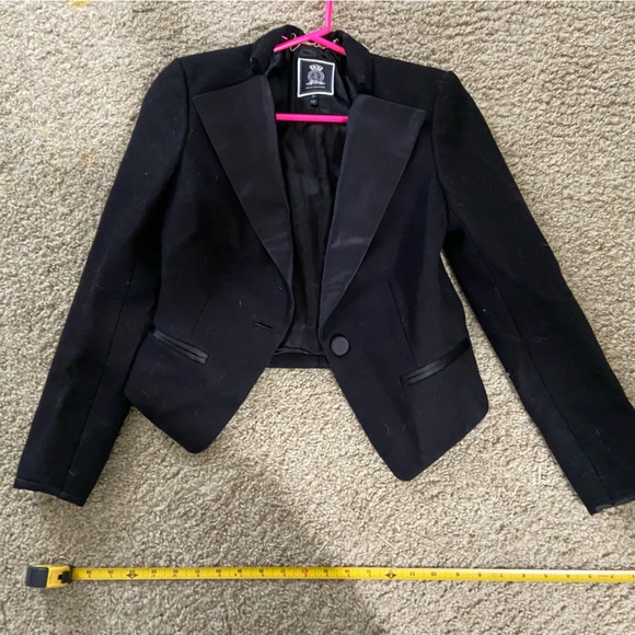 JUICY COUTURE CROPPED TUXEDO JACKET - Picture 6 of 7